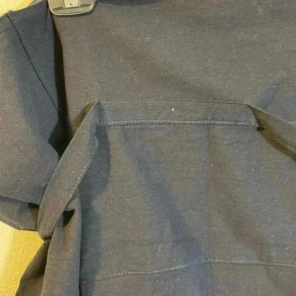 PANASIAM Size XL Black Pants Harem Aladdin Yoga Fold Waist Pocket Wide Leg NEW - Picture 4 of 14